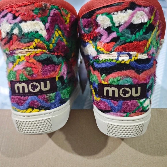 Mou Eskimo Ethnic Style Round Toe Snow Boots